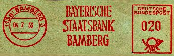 Bayr.Staatsbank 1953