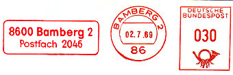 Postfach 2046 1969