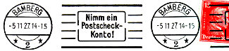 Postscheckkonto 1