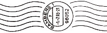 PA 1 96052 Handrollstempel