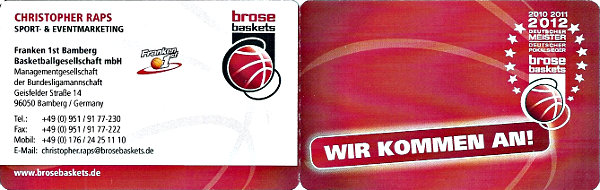 Brosebaskets Portocard 2012 55 Ct