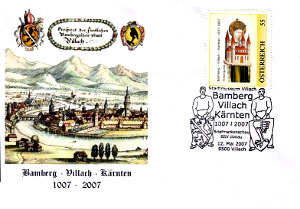 Briefumschlag mit Marke 2