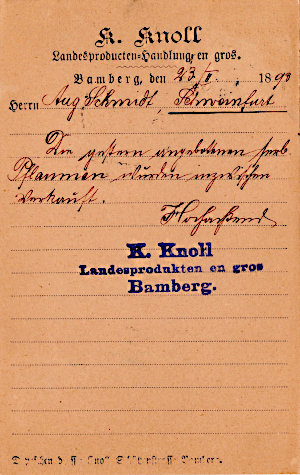 Knoll 1898