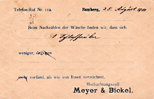Meyer & Bickel 1900