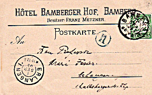 Bamberger Hof 1905