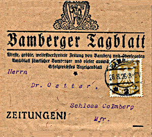 Bamberger Tagblatt 1926