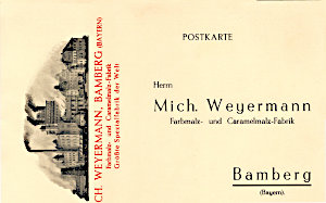 Weyermann Bestellkarte