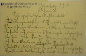 Verein Rückseite 1911