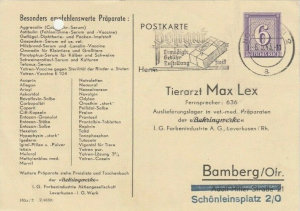 Behringwerke-Dr. Lex 1943
