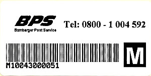 BPS Label 1 schwarz