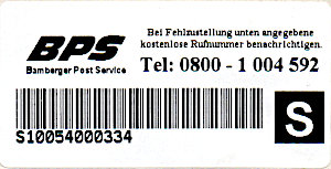 BPS Label 5 schwarz