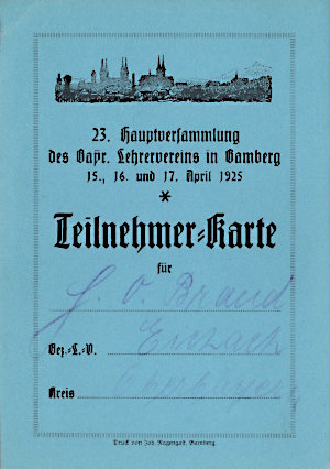 Lehrerverein 1925