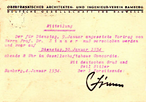 Architektenverein 1934