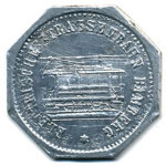 Fahrmarke mit Wert 50