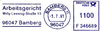Arbeitsgericht 2001