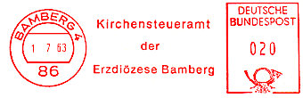 Kirchensteueramt rk. 1963