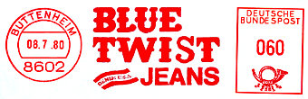Blue Twist Jeans 1980