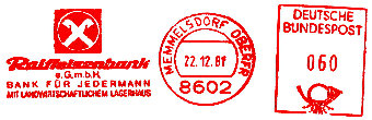 Raiffeisenbank Memelsdorf 1981