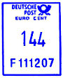 Wertrahmen Postalia DP_eu_blau