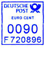 Wertrahmen Postalia DP_eu_blau