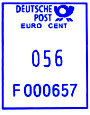 Wertrahmen Postalia DP_eu_blau