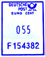 Wertrahmen Postalia DP_eu_blau