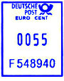 Wertrahmen Postalia DP_eu_blau