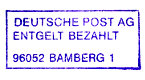 Postamt 1 PLZ 96052