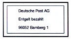 Postamt 1 PLZ 96052