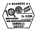 100 Jahre Briefmarkenverein Bamberg
