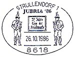 Strullendorf 1986 Tag der Briefmarke