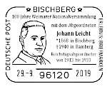 Sonderstempel 100 Jahre Weimarer Narionalversammlung