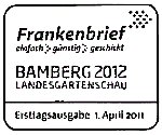 Ersttagsstempel Frankenbrief Landesgartenschau