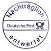 Gummistempel rund groß