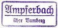Ampferbach Poststempel-Stempel 1941