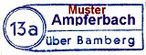 Ampferbach Poststempel-Stempel 195x