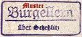 Burgellern Poststellen-Stempel 1936