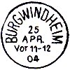 Burgwindheim 1904