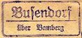 Busendorf Poststellen-Stempel 1940