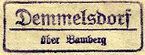 Demmelsdorf Poststellen-Stempel 1948