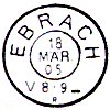 Ebrach Reservestempel