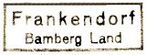 Frankendorf Poststellen-Stempel 1930