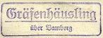 Gräfenhäusling Poststellen-Stempel 1938