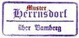 Herrnsdorf Poststellen-Stempel 1941