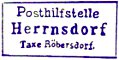 Herrnsdorf Aufgabestempel 1913