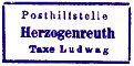 Herzogenreuth Aufgabestempel 1903