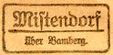 Mistendorf Poststellen-Stempel 1936