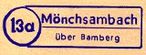 Moenchsambach Poststellen-Stempel 1959