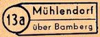 Mühlendorf Poststellen-Stempel 1959