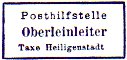 Oberleinleiter Aufgabestempel